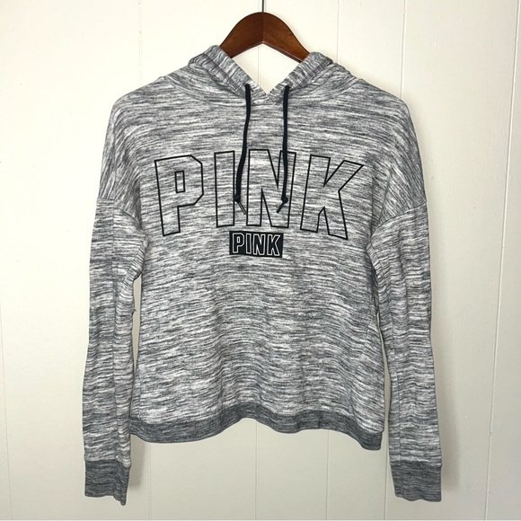 PINK Victoria's‎ Secret Gray Women's Crossover Hoodie - Picture 1 of 3